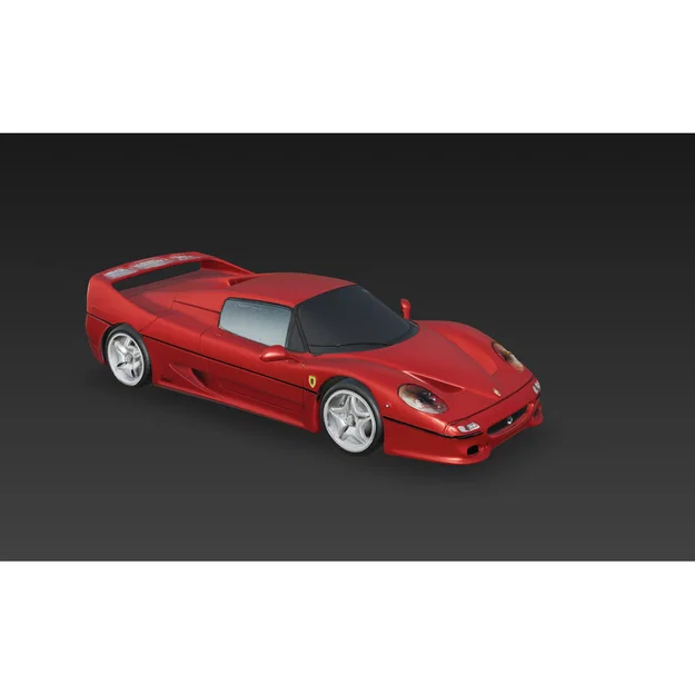 Mô hình siêu xe Ferrari F50 - File in 3D chất lượng cao - Image 1