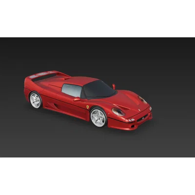Mô hình siêu xe Ferrari F50 - File in 3D chất lượng cao