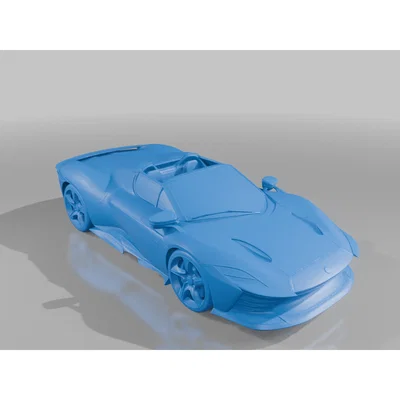Mô hình Ferrari Daytona SP3 - File in 3D siêu xe trang trí đẹp mắt