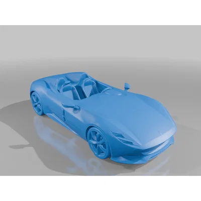Mô hình siêu xe Ferrari Monza SP2 in 3D độc đáo