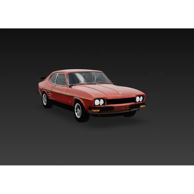 Mô hình xe Ford Capri RS3100 3D độc đáo cho dân sưu tầm - Image 1