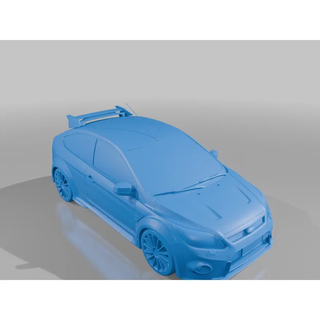 Mô hình 3D Ford Focus RS MK2 chi tiết cho người đam mê xe - Image 1
