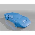 Mô hình 3D Ford GT40 Mk II - Đồ chơi trang trí xe cổ điển - Thumbnail 2