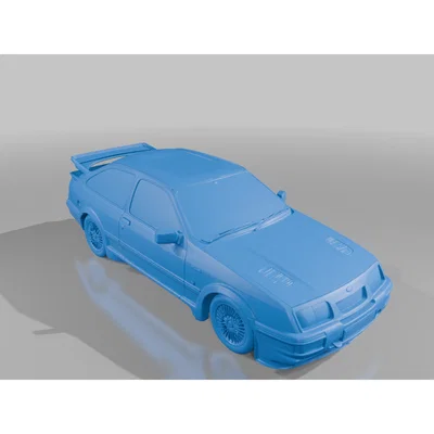Mô hình 3D xe Ford Sierra RS Cosworth cực chất để trang trí