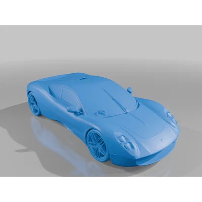 Mô hình siêu xe GMA T 33 - File in 3D tinh xảo cho dân chơi mô hình