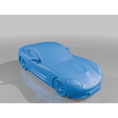 Mô hình xe thể thao Ginetta G40R in 3D cực đẹp để trưng bày