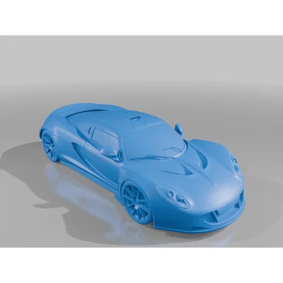 Mô hình siêu xe Hennessey Venom GT in 3D cực đẹp