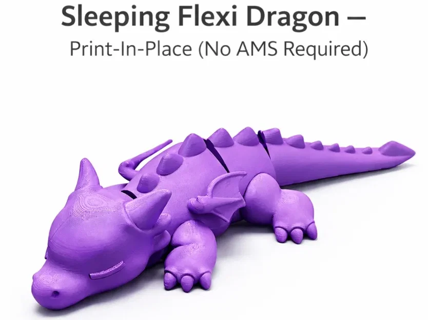 Mô hình Rồng Flexi Dragon - In 3D dễ thương và linh hoạt - Image 1