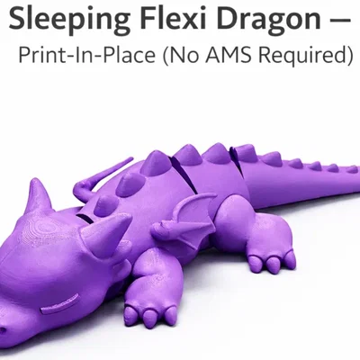 Mô hình Rồng Flexi Dragon - In 3D dễ thương và linh hoạt