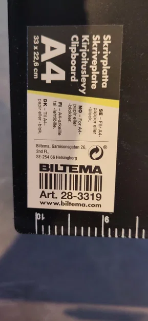 Kẹp giữ bút Pilot Frixion Ball cho bảng kẹp tài liệu Biltema - Image 3