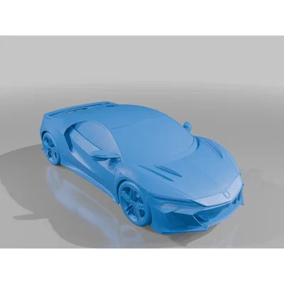 Mô hình siêu xe Honda NSX Type S 2022 in 3D chi tiết