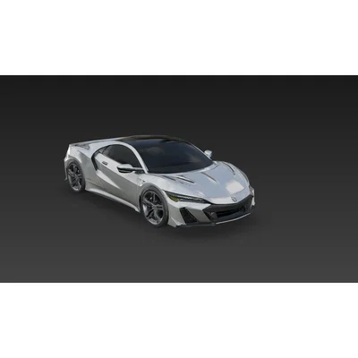 Mô hình siêu xe Honda NSX Type S 2022 in 3D chi tiết