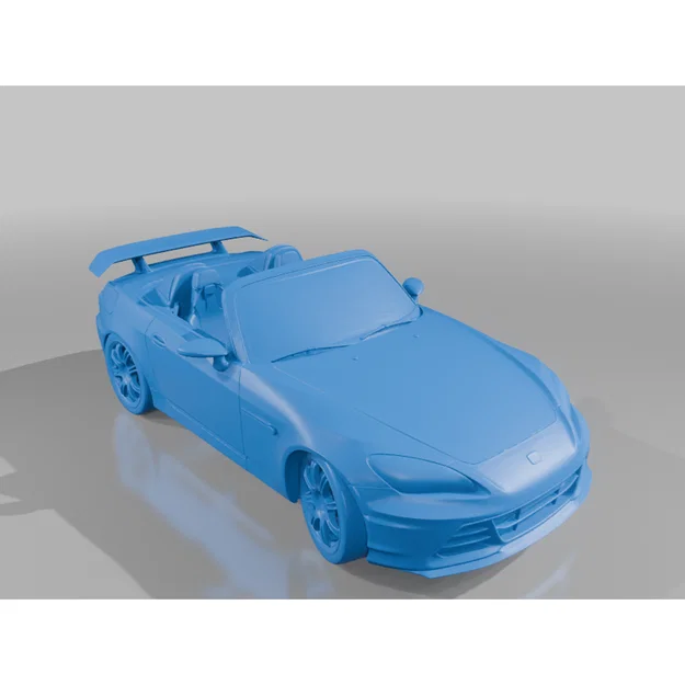 Mô hình 3D xe thể thao Honda S2000 - Thiết kế chi tiết, in 3D dễ dàng - Image 2