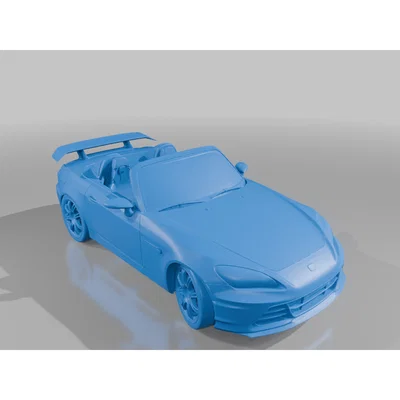 Mô hình 3D xe thể thao Honda S2000 - Thiết kế chi tiết, in 3D dễ dàng