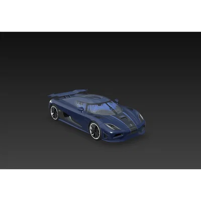 Mô hình siêu xe Koenigsegg Agera R in 3D cho tín đồ đam mê tốc độ