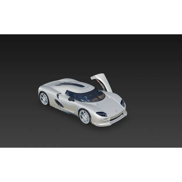 Mô hình siêu xe Koenigsegg CC850 3D chất lượng cao - Image 2
