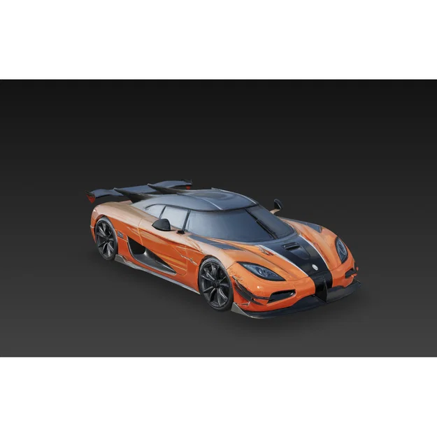 Mô hình siêu xe Koenigsegg Agera XS in 3D độc đáo - Image 1