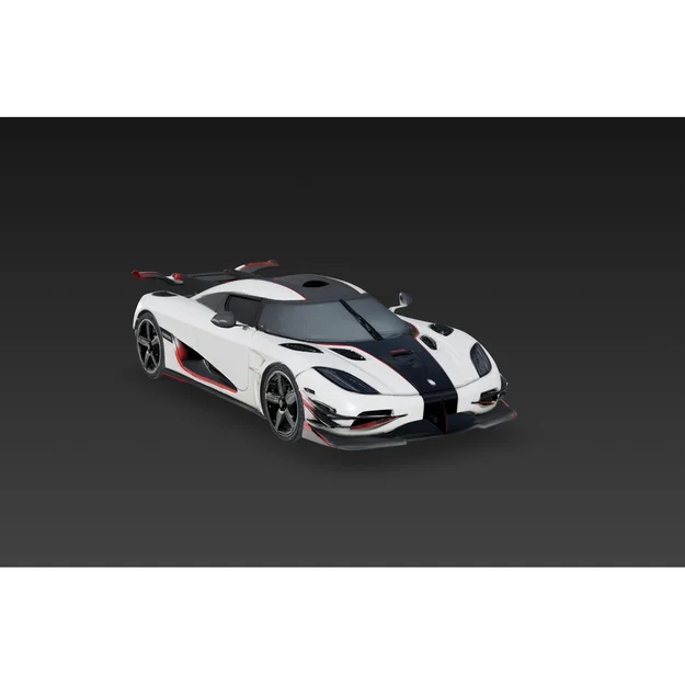 Mô hình siêu xe Koenigsegg One:1 (File STL In 3D Chi Tiết) - Image 1