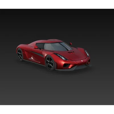 Mô hình siêu xe Koenigsegg Regera 3D - File in chất lượng cao