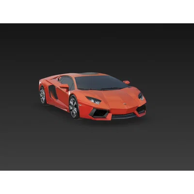 Mô hình 3D xe Lamborghini Aventador LP700-4 siêu nét cho người đam mê