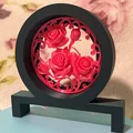 Mô hình trang trí bàn hoa hồng dáng tròn - Thumbnail 2