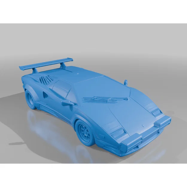 Mô hình siêu xe Lamborghini Countach 25th Anniversary in 3D - Image 1