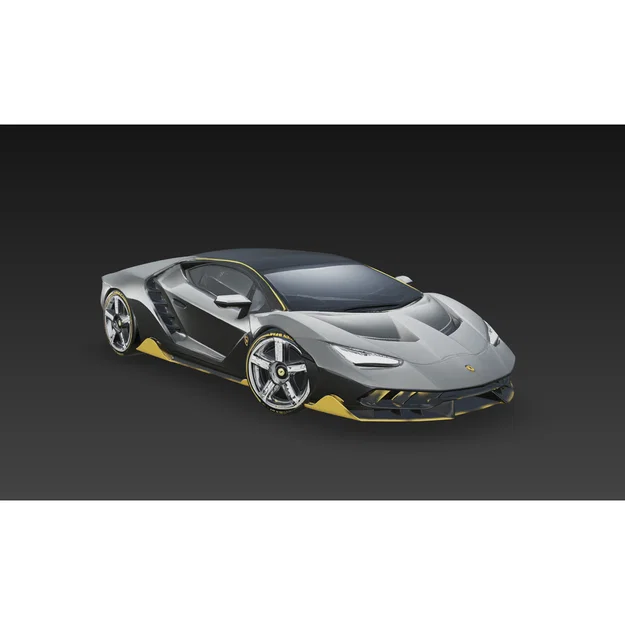 Mô hình siêu xe Lamborghini Centenario in 3D chi tiết - Image 2