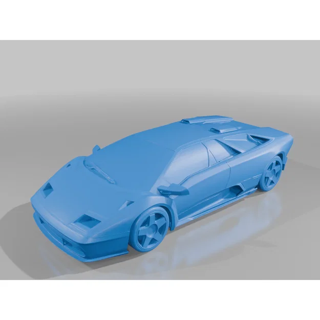 Mô hình 3D xe Lamborghini Diablo GT siêu đẹp để trưng bày - Image 2