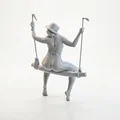 Mô hình 3D quý cô trên xích đu - Tượng trang trí in 3D - Thumbnail 1