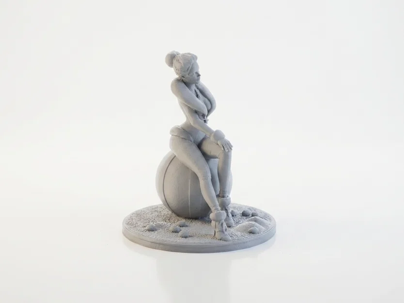 Mô hình 3D Quý Cô Trên Quả Châu Giáng Sinh - Tệp STL Tinh Xảo - Image 3