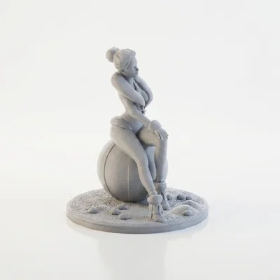 Mô hình 3D Quý Cô Trên Quả Châu Giáng Sinh - Tệp STL Tinh Xảo