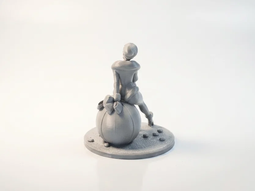 Mô hình 3D Quý Cô Trên Quả Châu Giáng Sinh - Tệp STL Tinh Xảo - Image 4