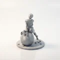 Mô hình 3D Quý Cô Trên Quả Châu Giáng Sinh - Tệp STL Tinh Xảo - Thumbnail 4