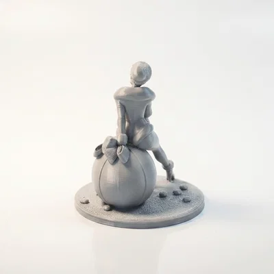 Mô hình 3D Quý Cô Trên Quả Châu Giáng Sinh - Tệp STL Tinh Xảo