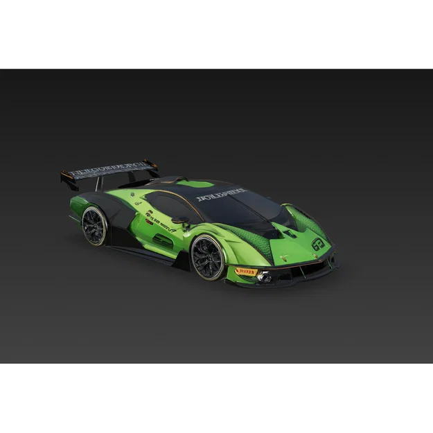 Mô hình siêu xe Lamborghini Essenza SCV12 in 3D chi tiết - Image 2