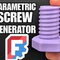 Bộ tạo ốc vít 3D cho FreeCAD (Tối ưu hóa bước ren) - Thumbnail 1