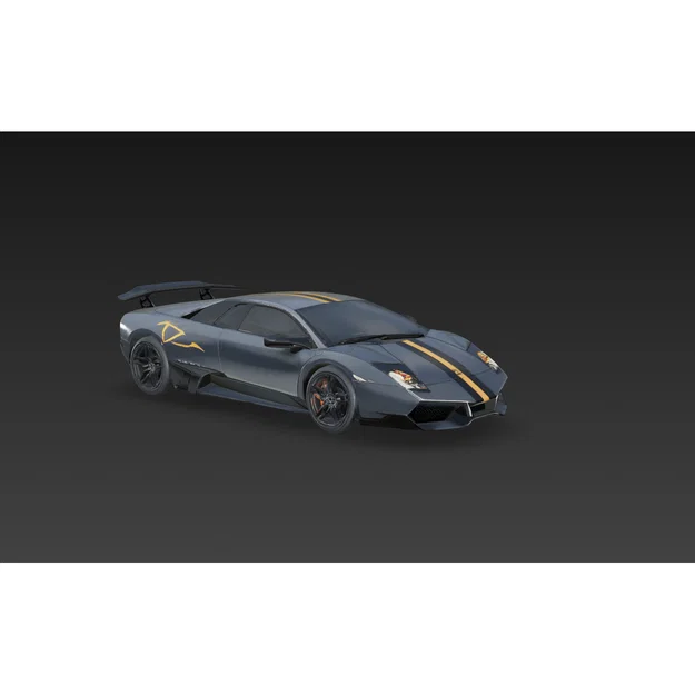 Mô hình 3D Lamborghini Murciélago SV chi tiết để in tại nhà - Image 1