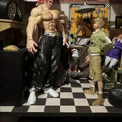 Mô hình 3D Yujiro Hanma: Tái hiện sinh vật mạnh nhất hành tinh