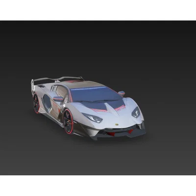 Mô hình siêu xe Lamborghini SC18 Alston 3D in ấn chất lượng cao