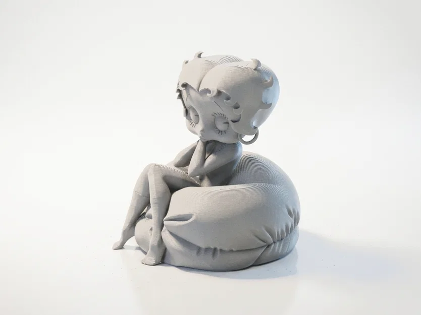 Mô hình 3D Tượng Nữ Nghỉ Ngơi Thanh Lịch (Elegant Woman Resting Figure) - Image 1