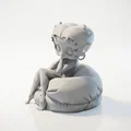 Mô hình 3D Tượng Nữ Nghỉ Ngơi Thanh Lịch (Elegant Woman Resting Figure) - Thumbnail 1