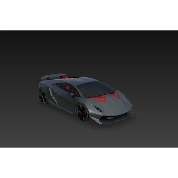 Mô hình 3D siêu xe Lamborghini Sesto Elemento cực chất - Image 2