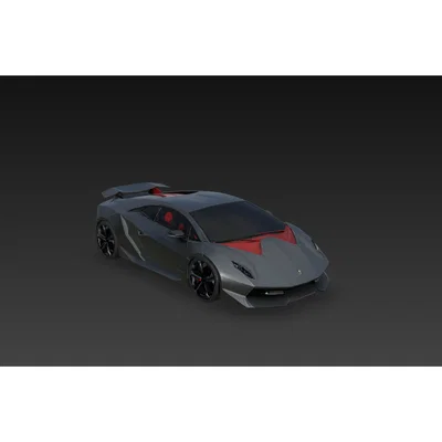 Mô hình 3D siêu xe Lamborghini Sesto Elemento cực chất
