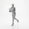 Mô hình tượng nữ 3D Lady Opening Jacket in 3D - Thumbnail 2