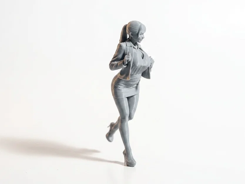 Mô hình tượng nữ 3D Lady Opening Jacket in 3D - Image 3