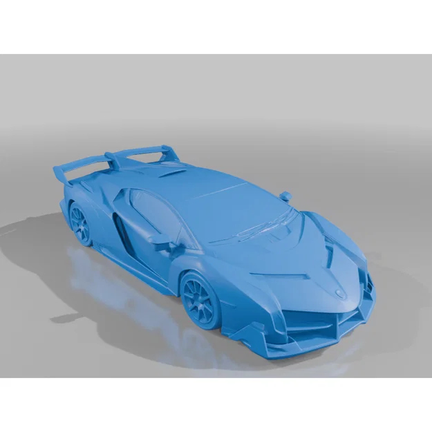 Mô hình siêu xe Lamborghini Veneno in 3D cực chi tiết - Image 1