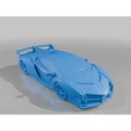 Mô hình siêu xe Lamborghini Veneno in 3D cực chi tiết - Thumbnail 1