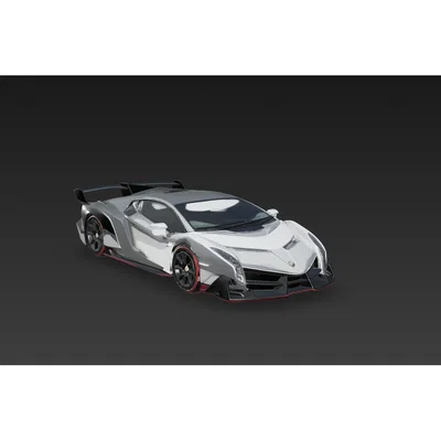 Mô hình siêu xe Lamborghini Veneno in 3D cực chi tiết