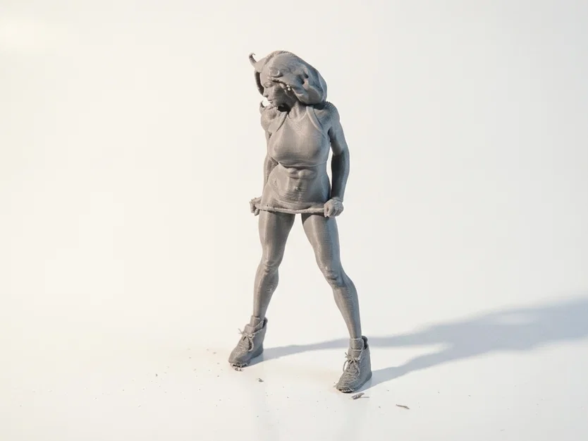 Tượng Nữ Nhân 3D In Ấn Độ Nét - Image 1