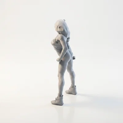Tượng Nữ Nhân 3D In Ấn Độ Nét